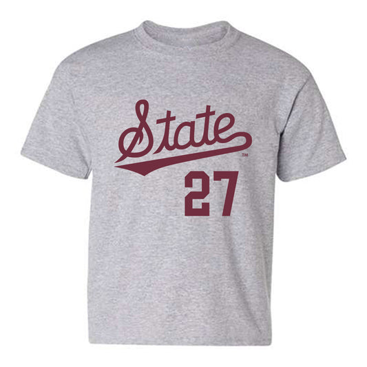 Mississippi State - NCAA Baseball : Peter Mershon - Classic Shersey Youth T-Shirt-0