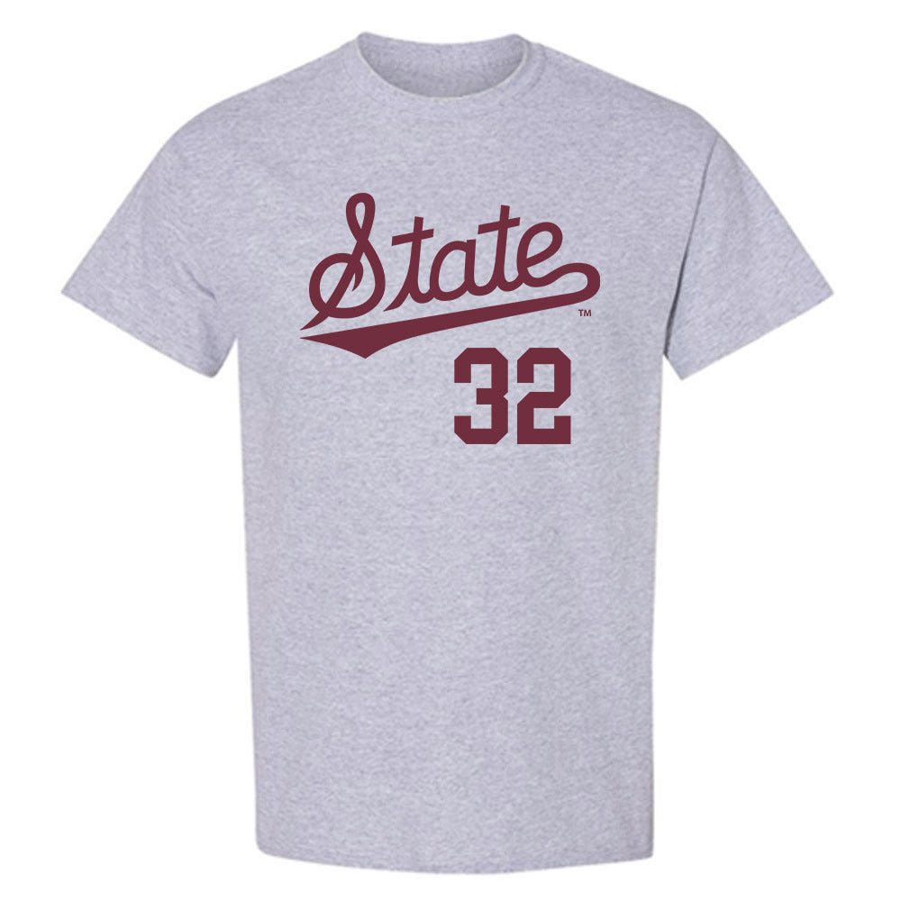 Mississippi State - NCAA Baseball : Peyton Fowler - Classic Shersey T-Shirt-0
