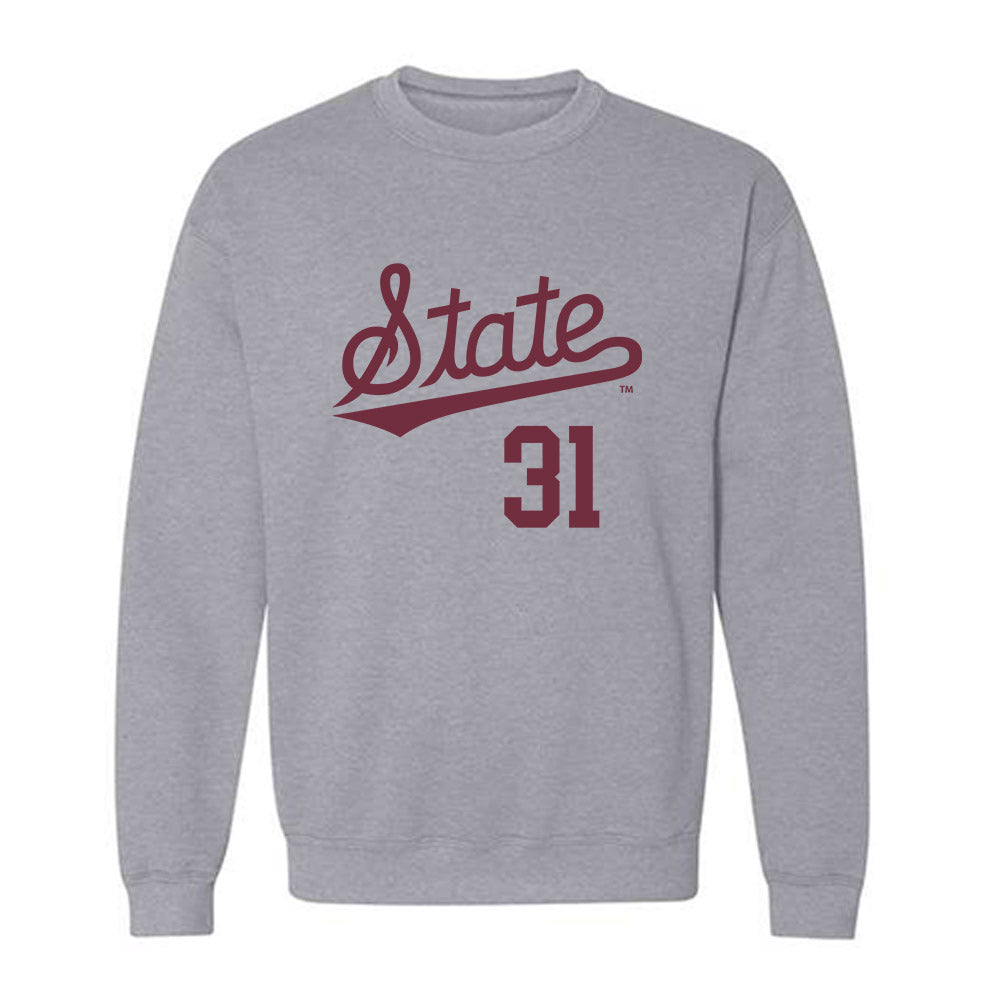 Mississippi State - NCAA Baseball : Charlie Wortham - Classic Shersey Crewneck Sweatshirt-0