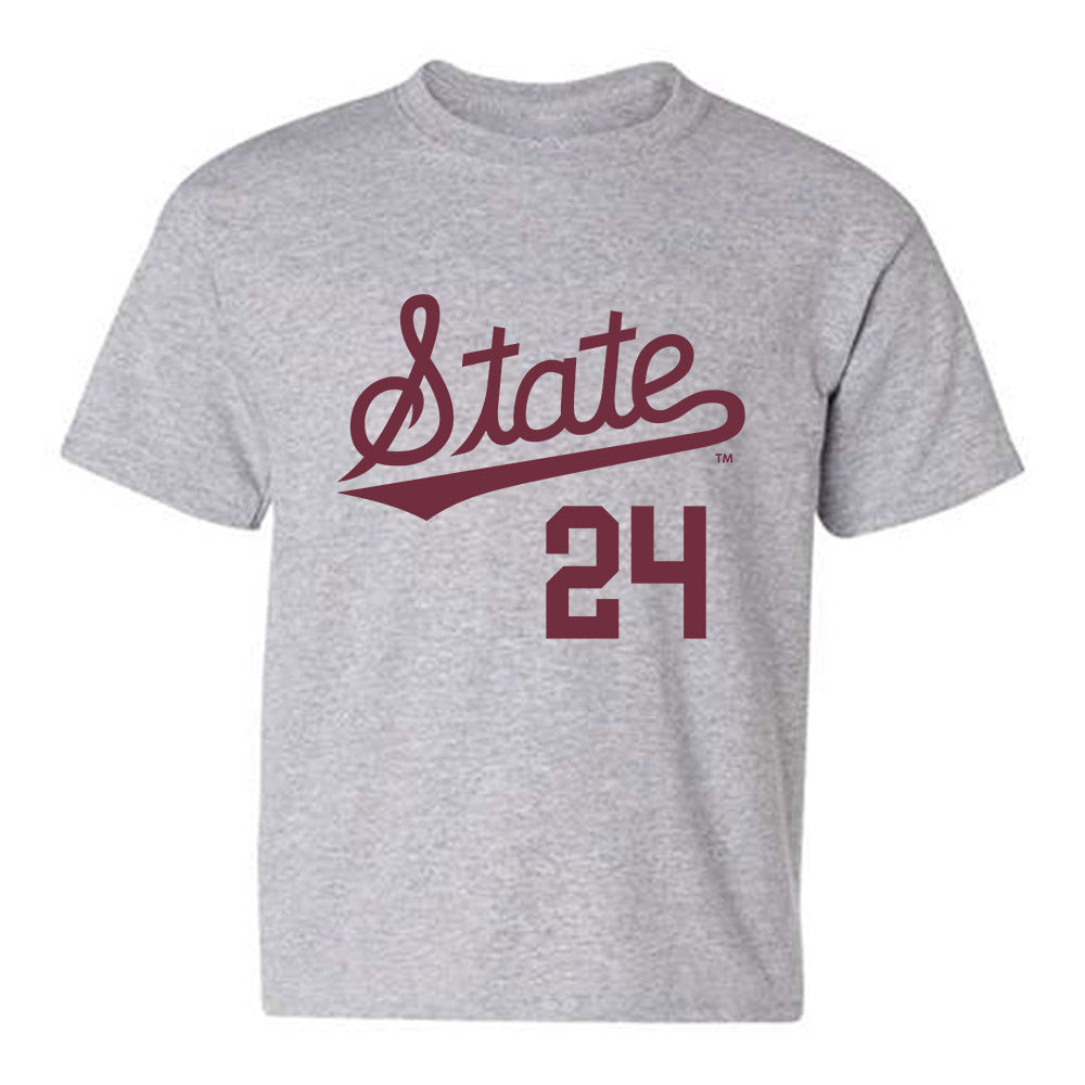 Mississippi State - NCAA Baseball : Jack Bauer - Classic Shersey Youth T-Shirt-0