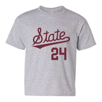 Mississippi State - NCAA Baseball : Jack Bauer - Classic Shersey Youth T-Shirt-0