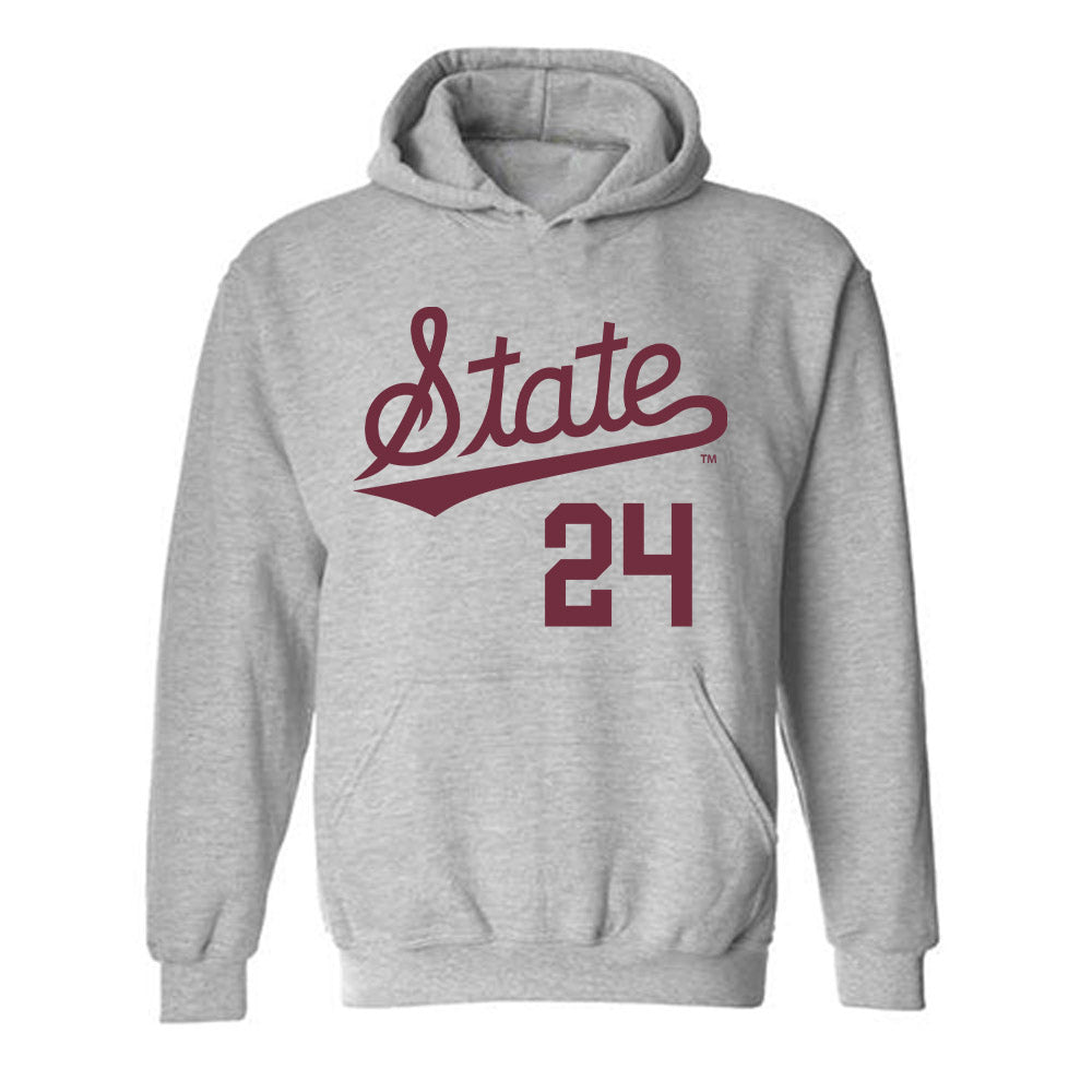 Mississippi State - NCAA Baseball : Jack Bauer - Classic Shersey Hooded Sweatshirt-0