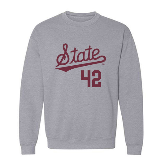 Mississippi State - NCAA Baseball : Jack Gleason - Classic Shersey Crewneck Sweatshirt-0