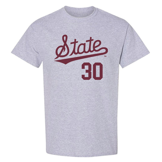 Mississippi State - NCAA Baseball : Jackson Logar - Classic Shersey T-Shirt-0