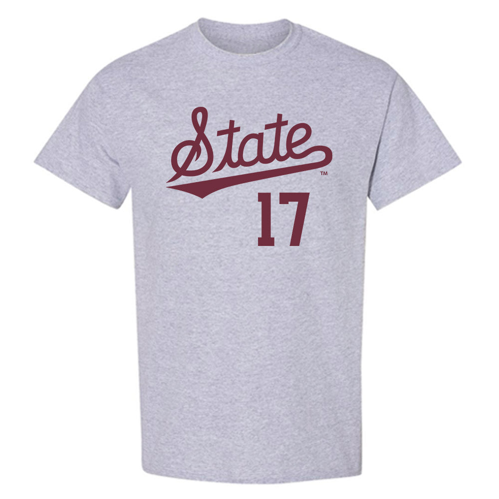 Mississippi State - NCAA Baseball : Parker Rhodes - Classic Shersey T-Shirt-0