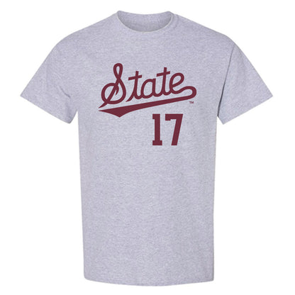 Mississippi State - NCAA Baseball : Parker Rhodes - Classic Shersey T-Shirt-0