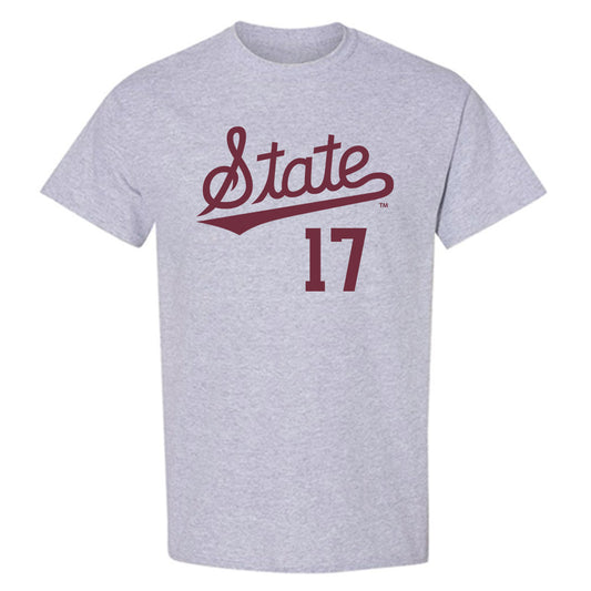 Mississippi State - NCAA Baseball : Parker Rhodes - Classic Shersey T-Shirt-0