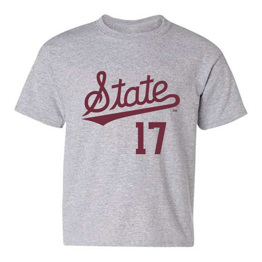Mississippi State - NCAA Baseball : Parker Rhodes - Classic Shersey Youth T-Shirt-0