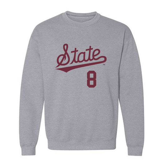 Mississippi State - NCAA Baseball : Charlie Foster - Classic Shersey Crewneck Sweatshirt-0