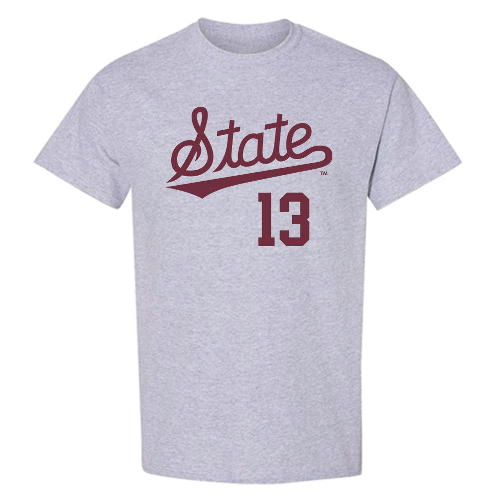Mississippi State - NCAA Baseball : William Kirk - Classic Shersey T-Shirt-0