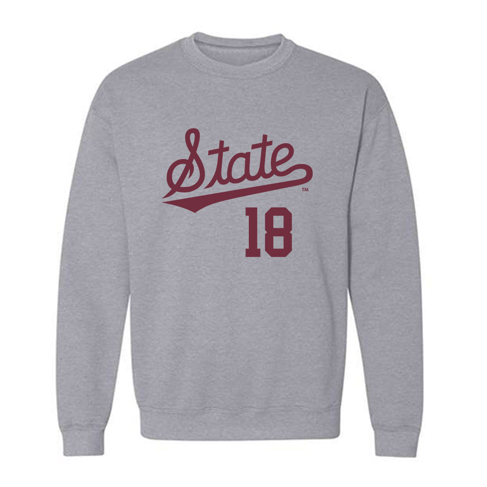 Mississippi State - NCAA Baseball : Noah Sullivan - Classic Shersey Crewneck Sweatshirt-0