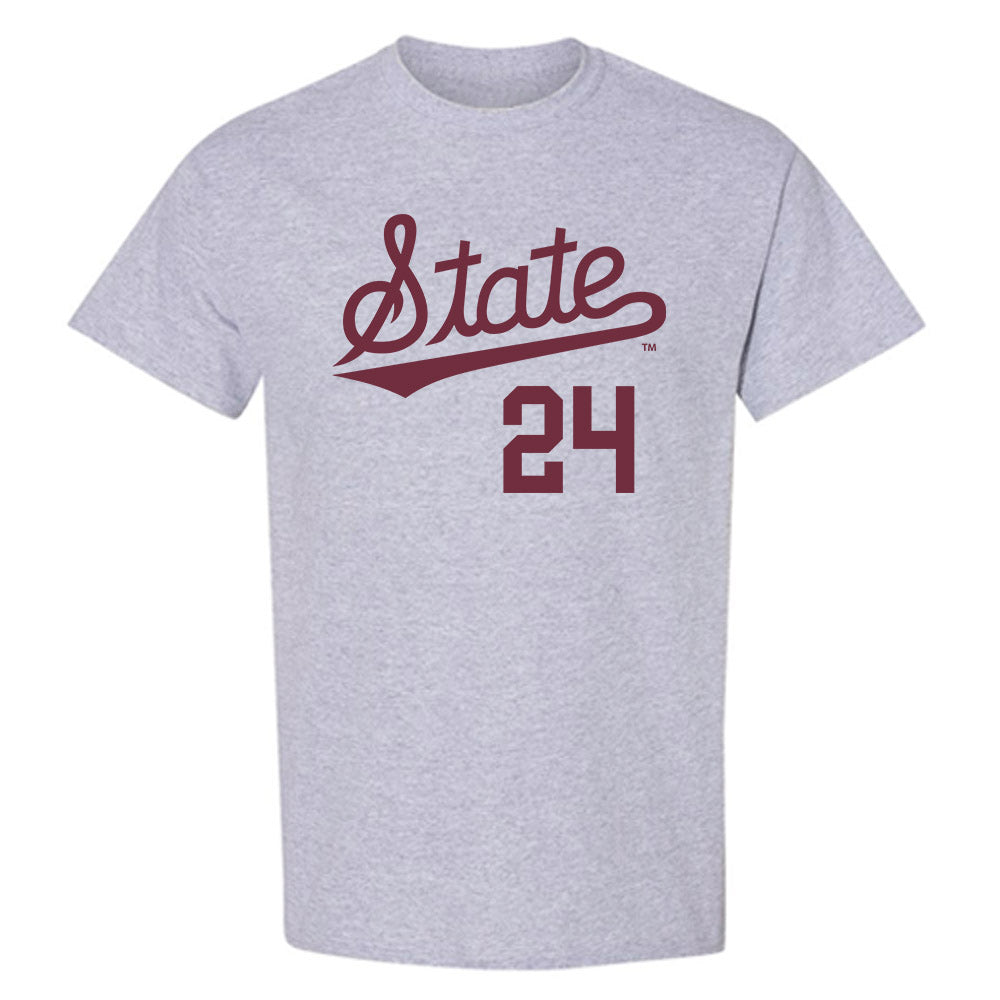 Mississippi State - NCAA Baseball : Jack Bauer - Classic Shersey T-Shirt-0