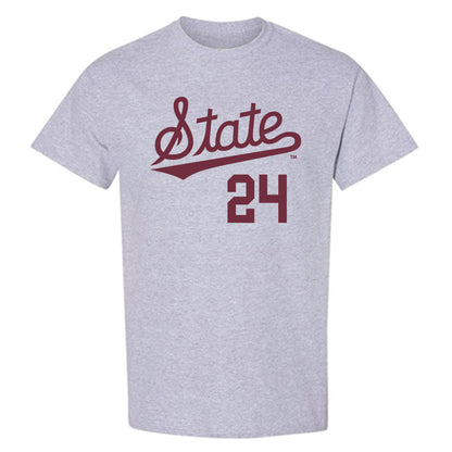 Mississippi State - NCAA Baseball : Jack Bauer - Classic Shersey T-Shirt-0