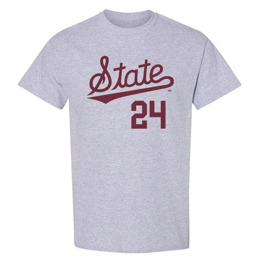 Mississippi State - NCAA Baseball : Jack Bauer - Classic Shersey T-Shirt-0