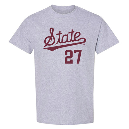 Mississippi State - NCAA Baseball : Peter Mershon - Classic Shersey T-Shirt-0