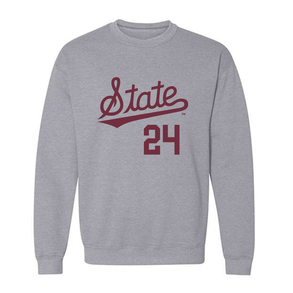 Mississippi State - NCAA Baseball : Jack Bauer - Classic Shersey Crewneck Sweatshirt-0