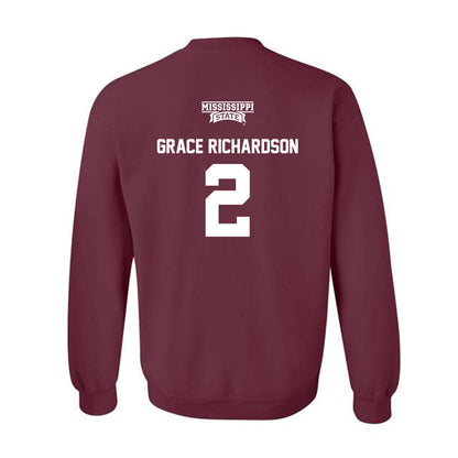 Mississippi State - NCAA Softball : Abby Grace Richardson - Classic Shersey Crewneck Sweatshirt-1