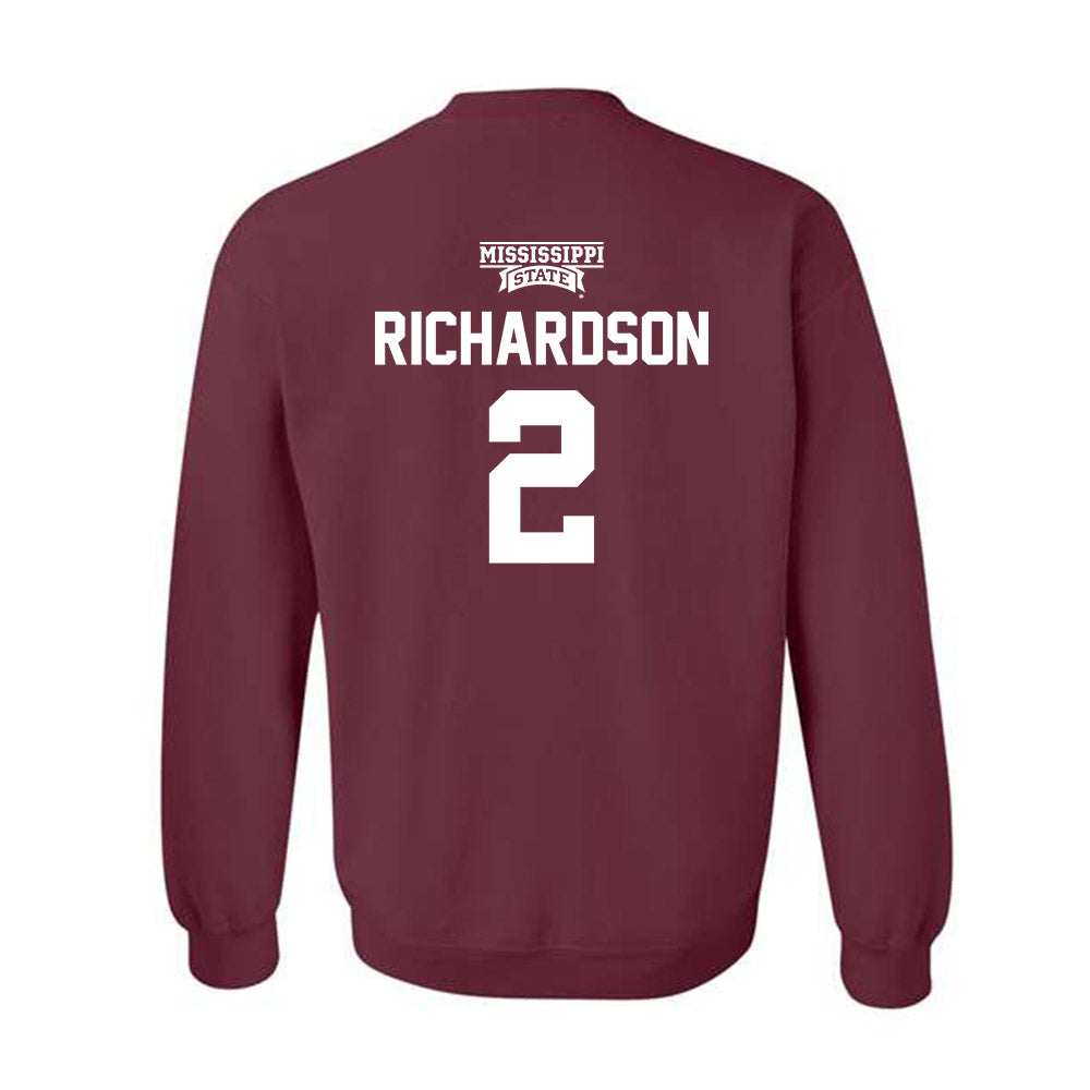Mississippi State - NCAA Softball : Abby Grace Richardson - Classic Shersey Crewneck Sweatshirt-1