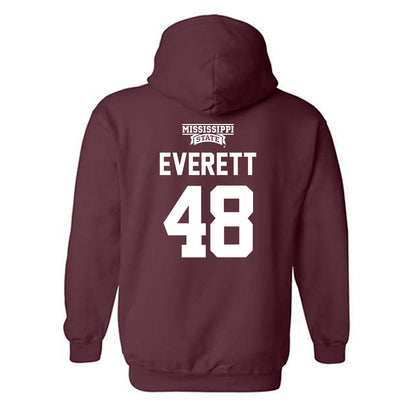 Mississippi State - NCAA Softball : Delainey Everett - Classic Shersey Hooded Sweatshirt-1