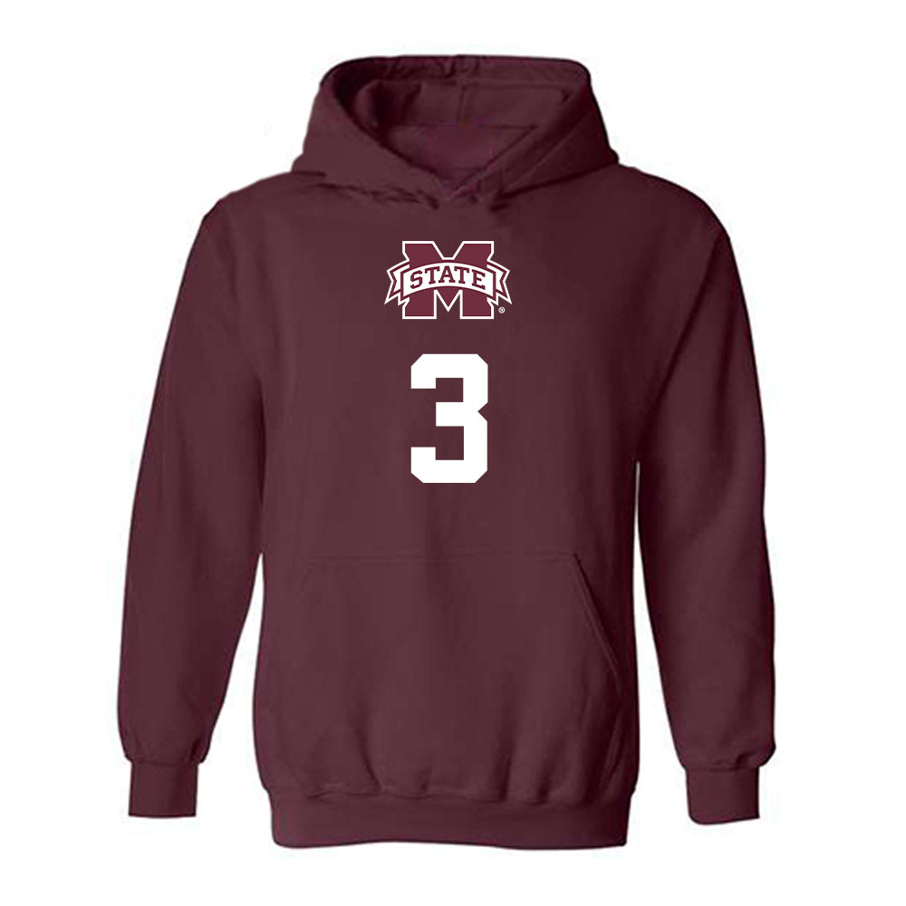 Mississippi State - NCAA Softball : Peja Goold - Classic Shersey Hooded Sweatshirt-0