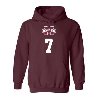 Mississippi State - NCAA Softball : Gabriella Schaeffer - Classic Shersey Hooded Sweatshirt-0