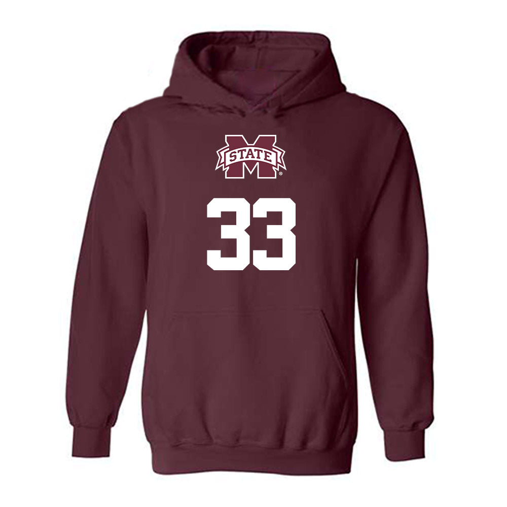Mississippi State - NCAA Softball : Kinley Keller - Classic Shersey Hooded Sweatshirt-0