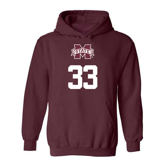 Mississippi State - NCAA Softball : Kinley Keller - Classic Shersey Hooded Sweatshirt-0