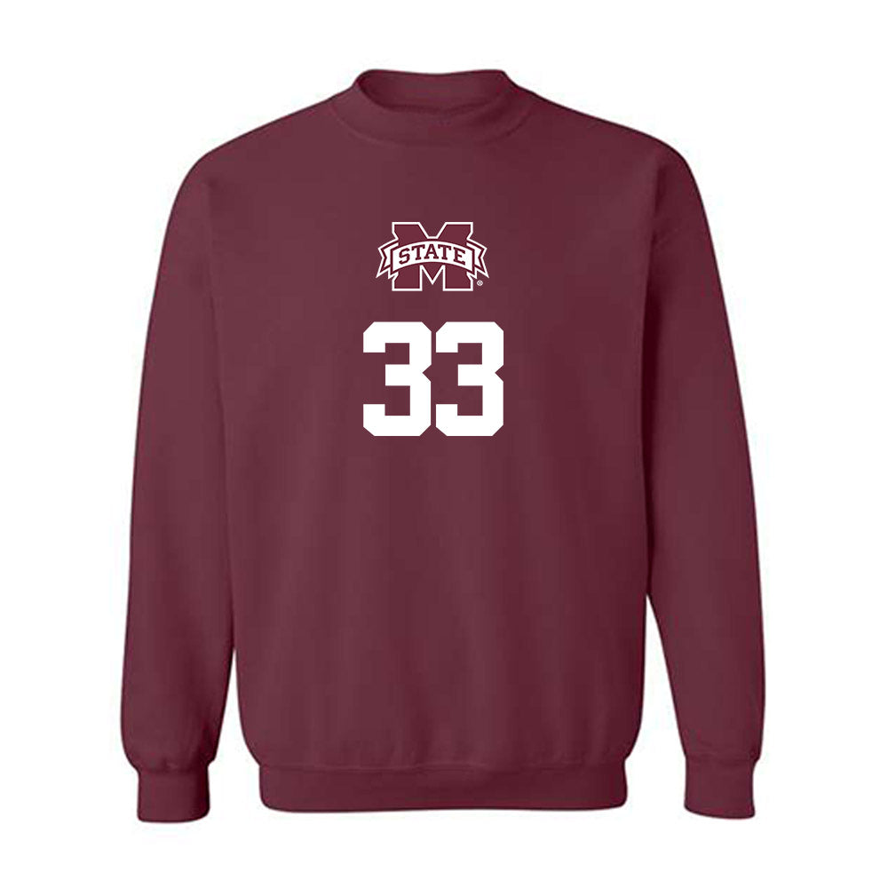 Mississippi State - NCAA Softball : Kinley Keller - Classic Shersey Crewneck Sweatshirt-0