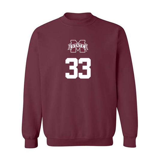 Mississippi State - NCAA Softball : Kinley Keller - Classic Shersey Crewneck Sweatshirt-0