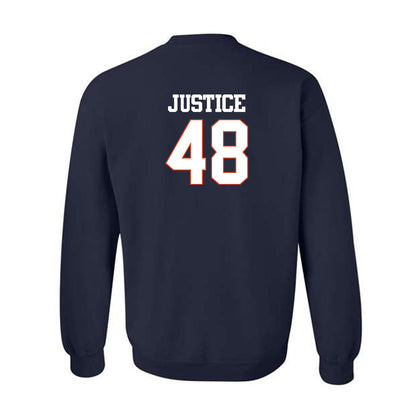 UTSA - NCAA Football : King Justice - Classic Shersey Crewneck Sweatshirt-1