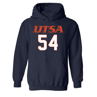 UTSA - NCAA Football : Davion Hurth - Classic Shersey Hooded Sweatshirt-0
