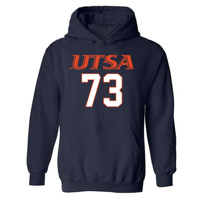UTSA - NCAA Football : Amarion Breland - Classic Shersey Hooded Sweatshirt-0