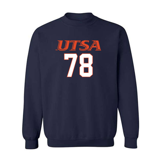 UTSA - NCAA Football : Jonah Miller - Classic Shersey Crewneck Sweatshirt-0