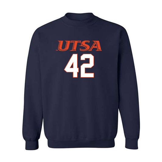 UTSA - NCAA Football : Lane Rogers - Classic Shersey Crewneck Sweatshirt-0