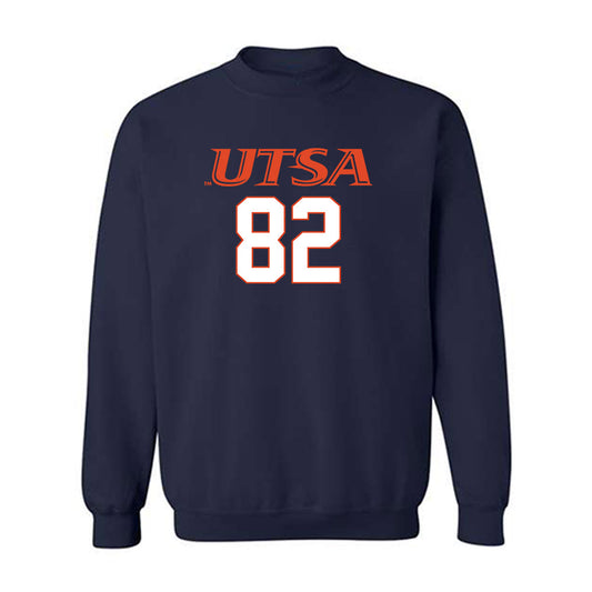UTSA - NCAA Football : Prince Hall - Classic Shersey Crewneck Sweatshirt-0