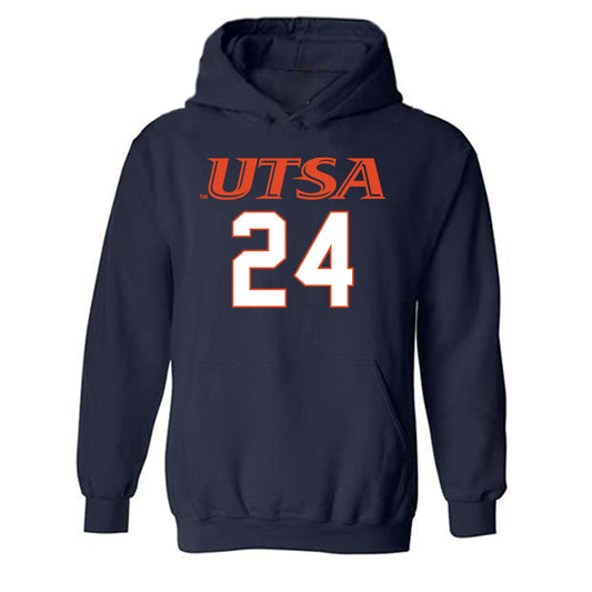 UTSA - NCAA Football : RJ Lester - Classic Shersey Hooded Sweatshirt-0