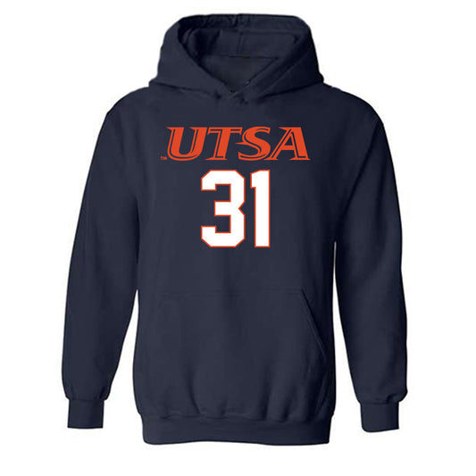 UTSA - NCAA Football : Caleb Garcia - Classic Shersey Hooded Sweatshirt-0