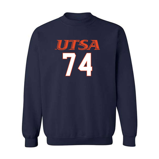 UTSA - NCAA Football : Darrell Jones - Classic Shersey Crewneck Sweatshirt-0