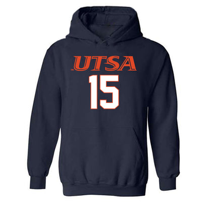 UTSA - NCAA Football : DJ Allen - Classic Shersey Hooded Sweatshirt-0