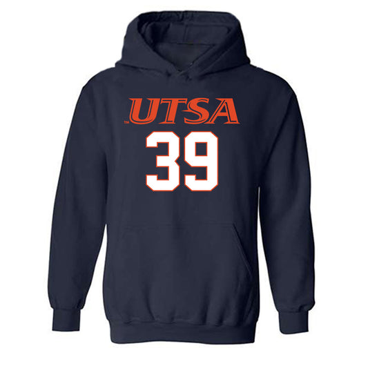 UTSA - NCAA Football : Lawrence Brown - Classic Shersey Hooded Sweatshirt-0