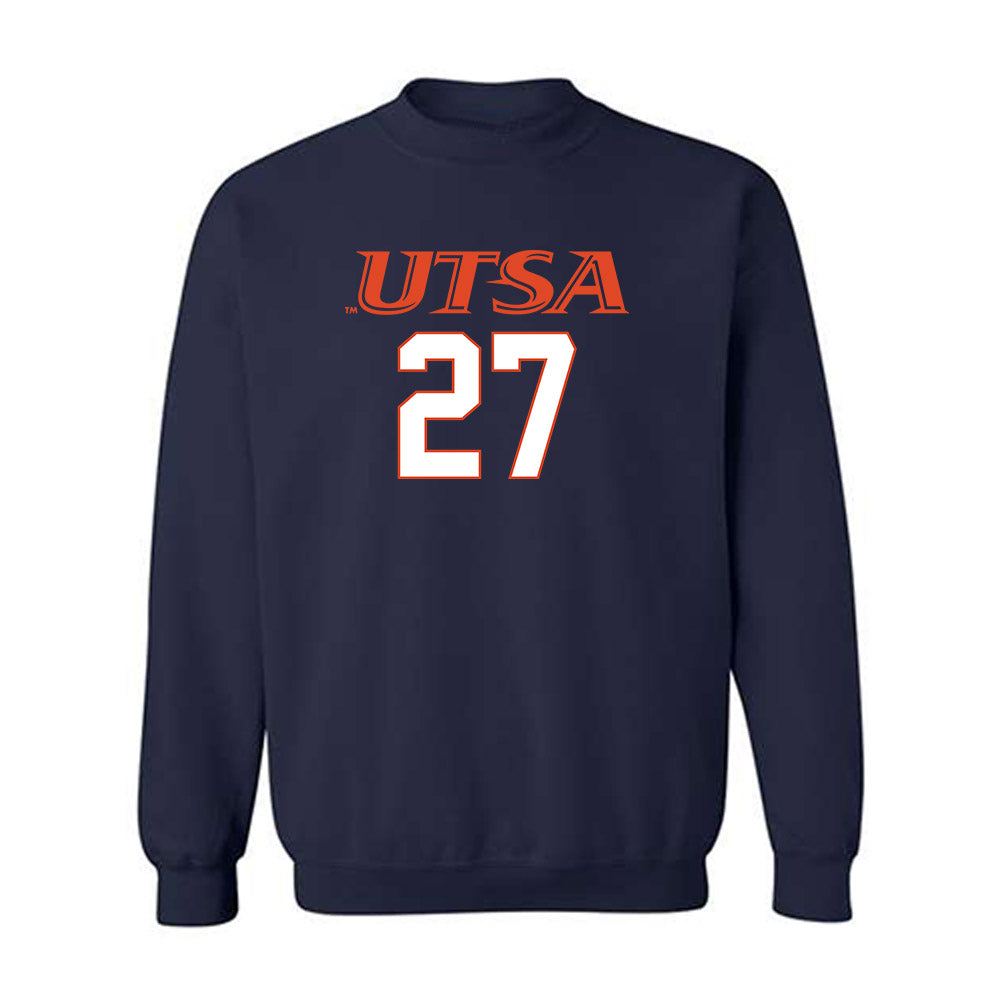 UTSA - NCAA Football : Jakevian Rodgers - Classic Shersey Crewneck Sweatshirt-0