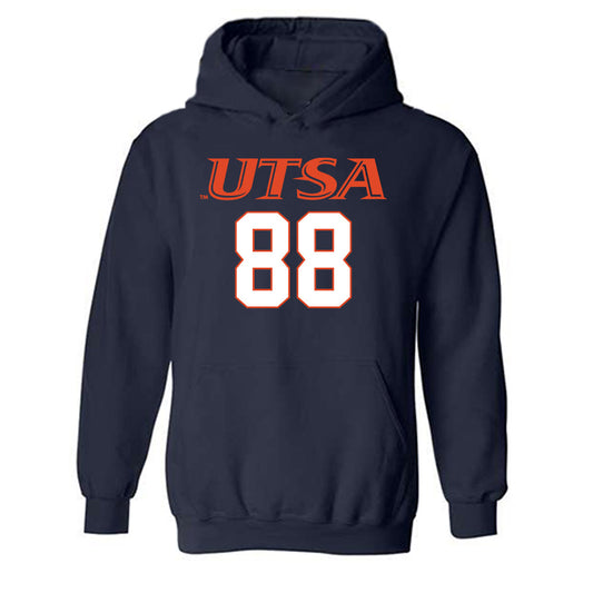 UTSA - NCAA Football : Elijah Baldwin - Classic Shersey Hooded Sweatshirt-0
