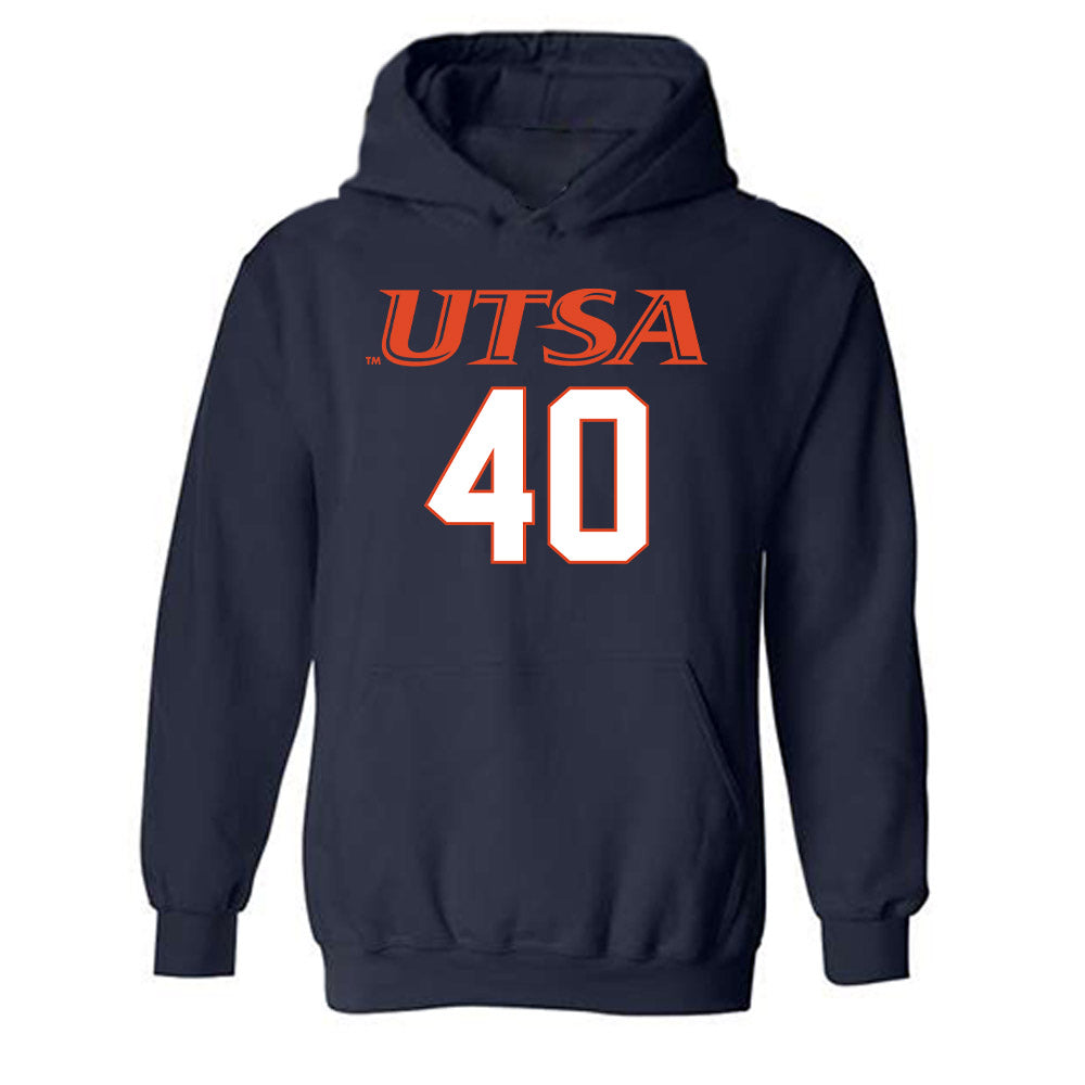 UTSA - NCAA Football : Brandon Tucker - Classic Shersey Hooded Sweatshirt-0