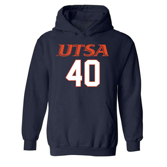 UTSA - NCAA Football : Brandon Tucker - Classic Shersey Hooded Sweatshirt-0