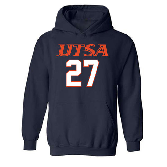 UTSA - NCAA Football : Jakevian Rodgers - Classic Shersey Hooded Sweatshirt-0