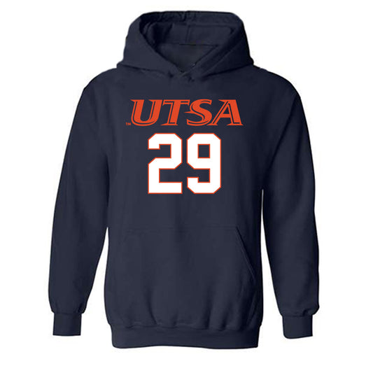 UTSA - NCAA Football : William Hodges - Classic Shersey Hooded Sweatshirt-0