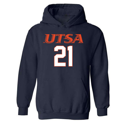 UTSA - NCAA Football : Jarvse Dickerson Jr - Classic Shersey Hooded Sweatshirt-0