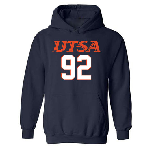 UTSA - NCAA Football : Michael Petro - Classic Shersey Hooded Sweatshirt-0