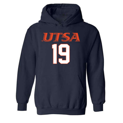 UTSA - NCAA Football : Tyrone West - Classic Shersey Hooded Sweatshirt-0