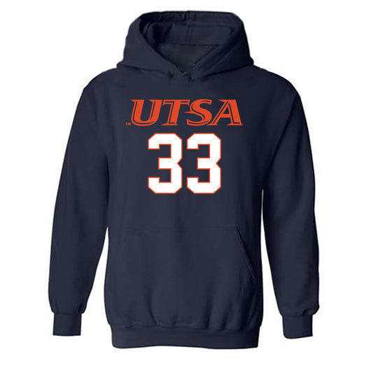 UTSA - NCAA Football : Cael Meisman - Classic Shersey Hooded Sweatshirt-0